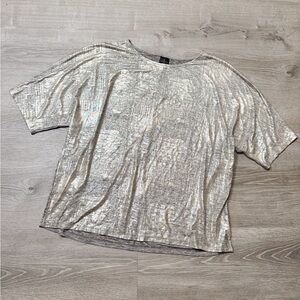 •WORTHINGTON• OATMEAL GOLD BLOUSE